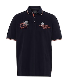 Heren polo blauw