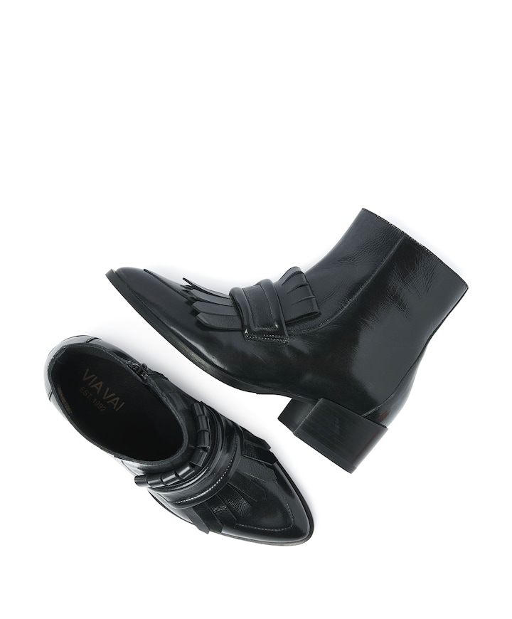 Rose Hannah dames enkellaarzen zwart