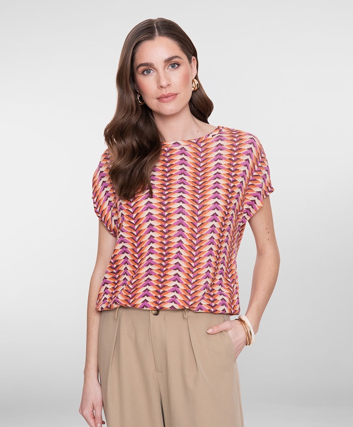 Dames top multicolor