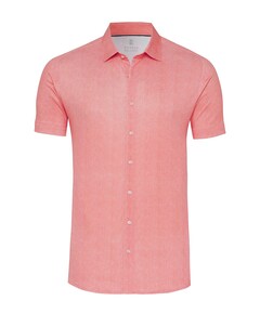 Overhemd korte mouw rood