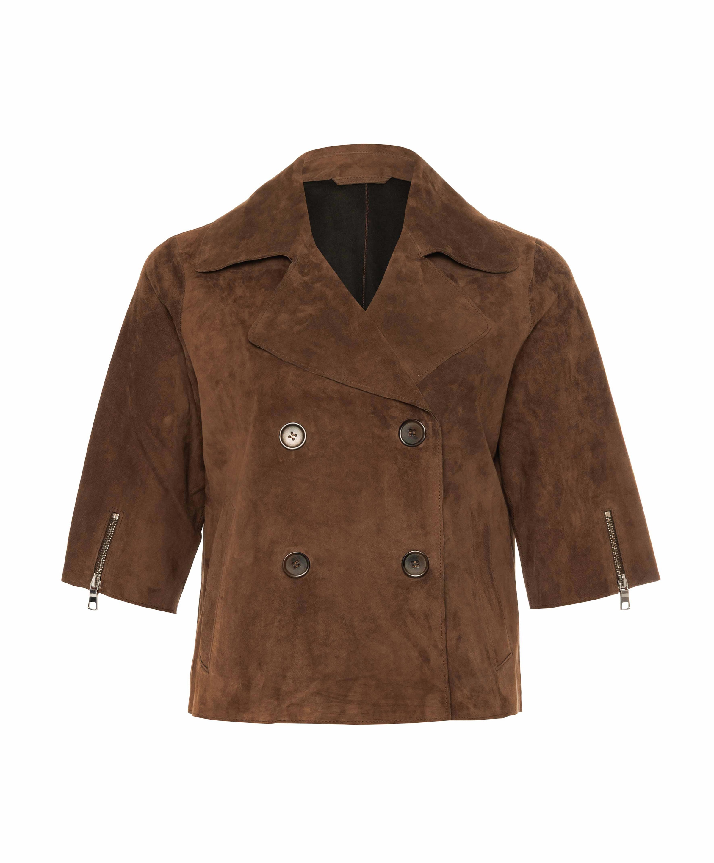 Leren jas bruin