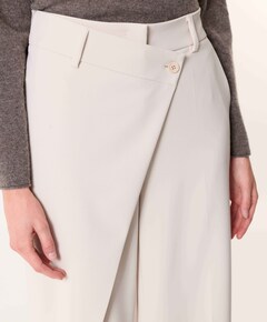Anais wrap front dames broek ecru