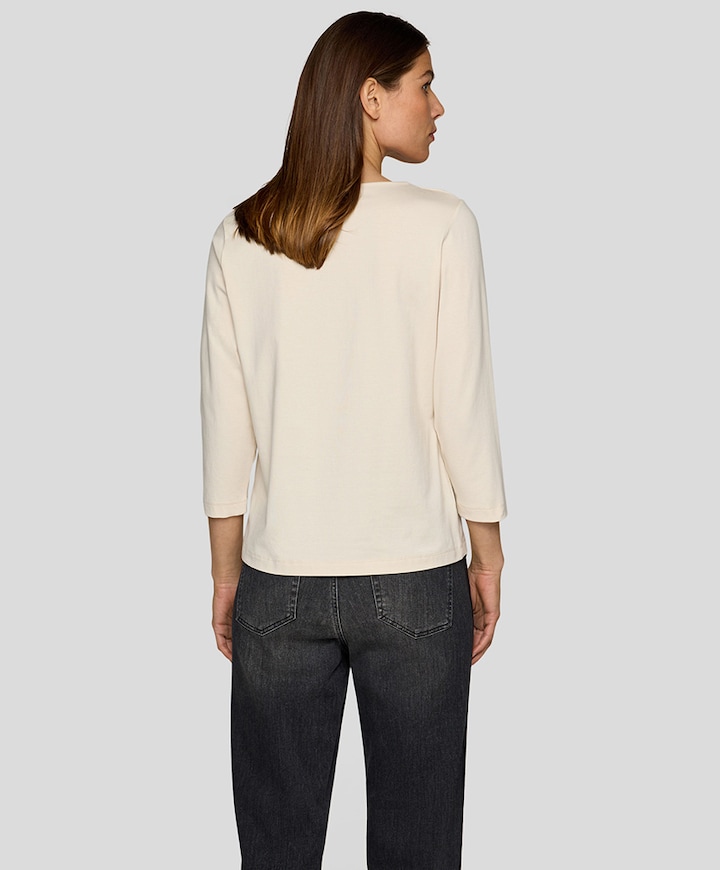 Dames longsleeve beige