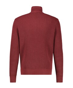 Heren trui met rits rood