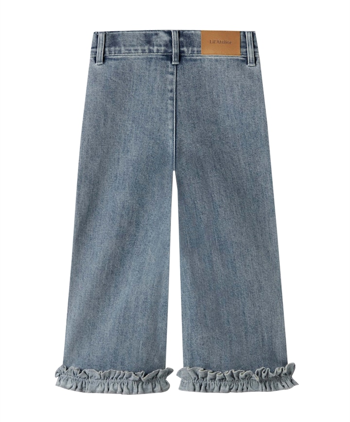 NMFDAMLA WIDE ANCEL 5566-DX L meisjes jeans blauw