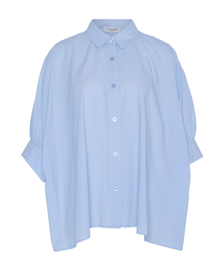 Dames blouse onesize blauw