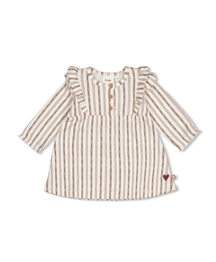 Meisjes jurk beige