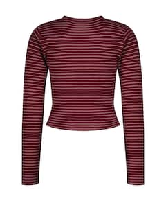 Meisjes longsleeve bordeaux