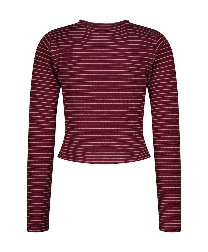 Meisjes longsleeve bordeaux