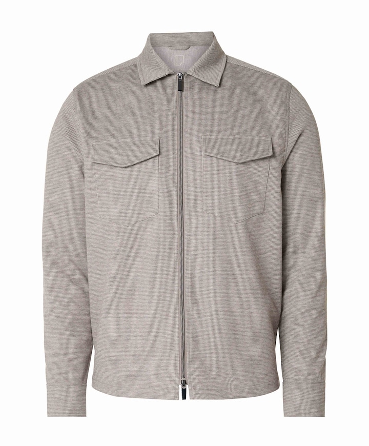 Heren overshirt beige