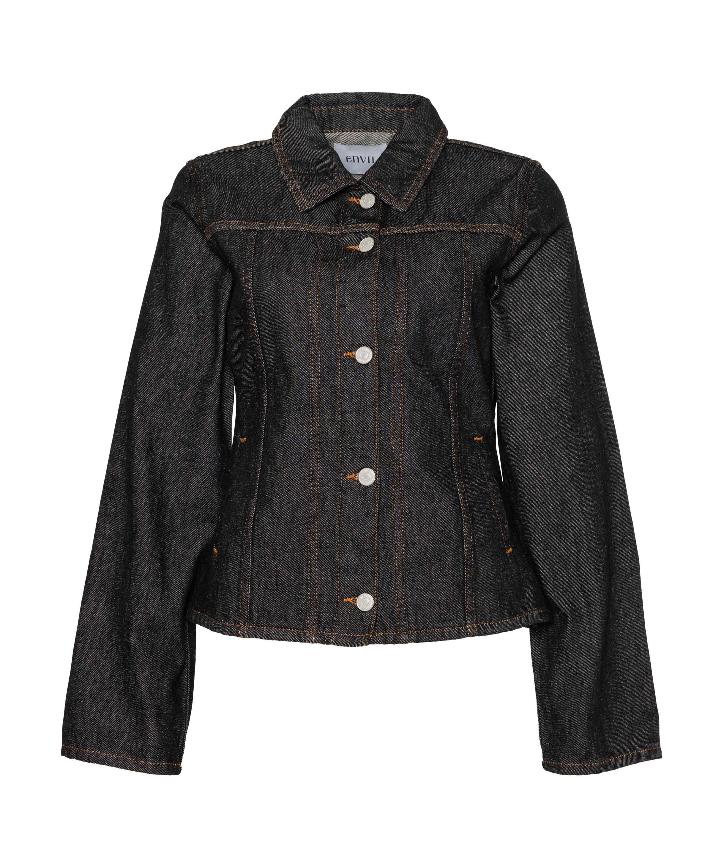 Dames spijkerjas  zwart