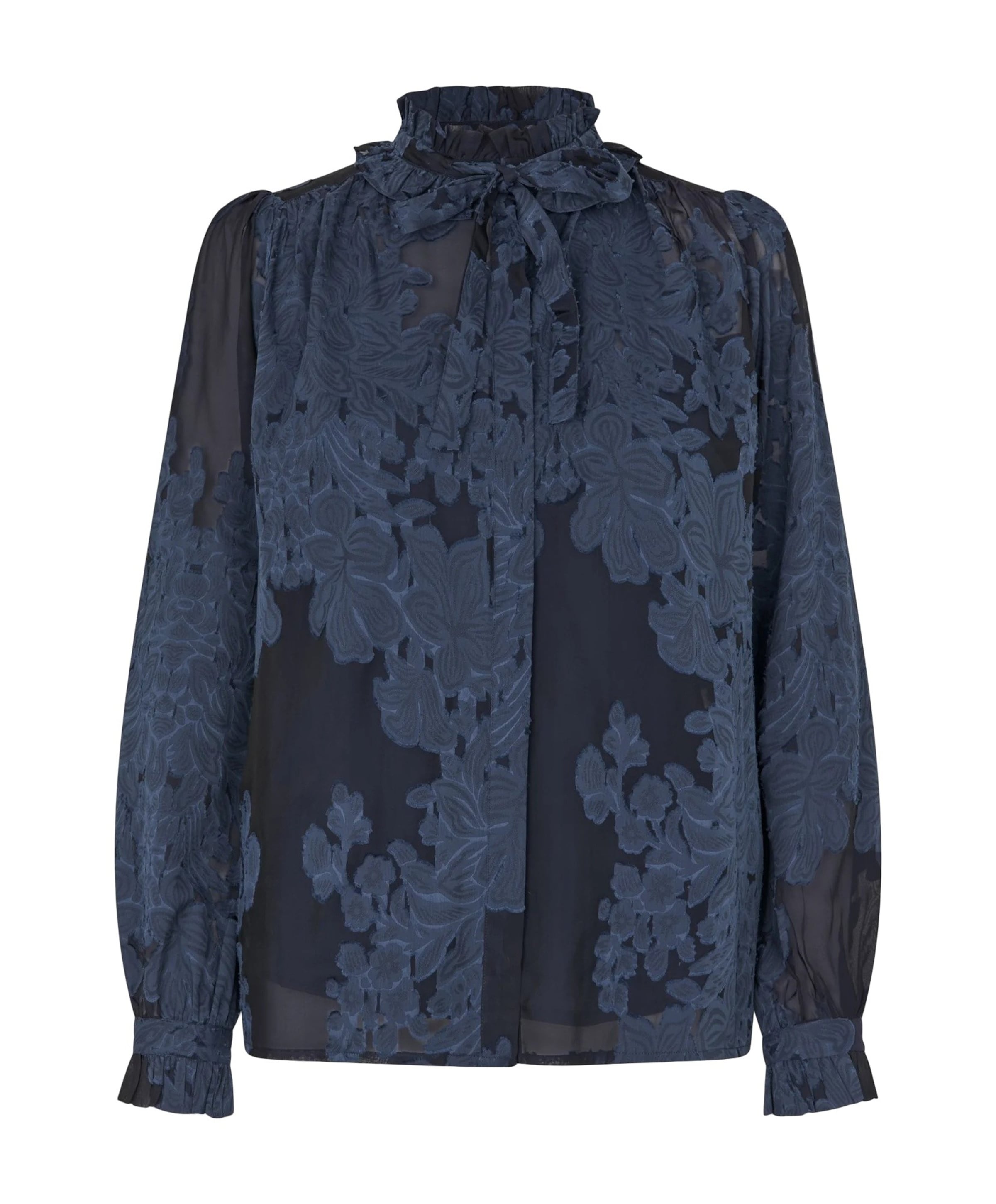 Dames blouse blauw
