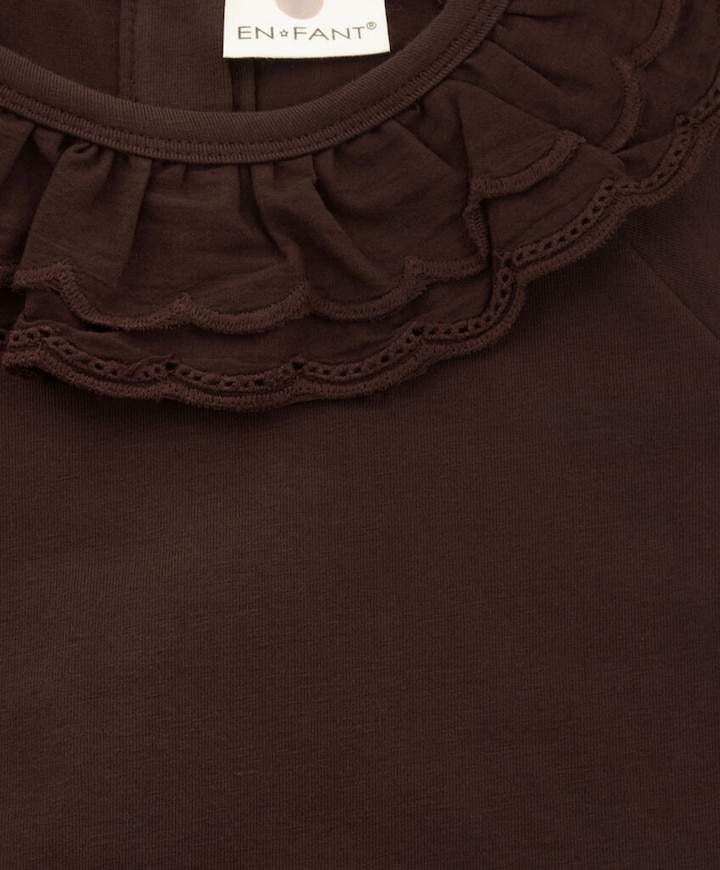 Meisjes longsleeve bordeaux