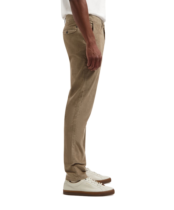 Lancaster Ribcord  heren broek beige