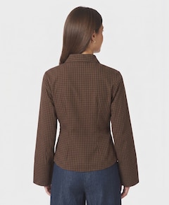 Dames blouse bruin