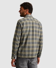 Heren overshirt grijs