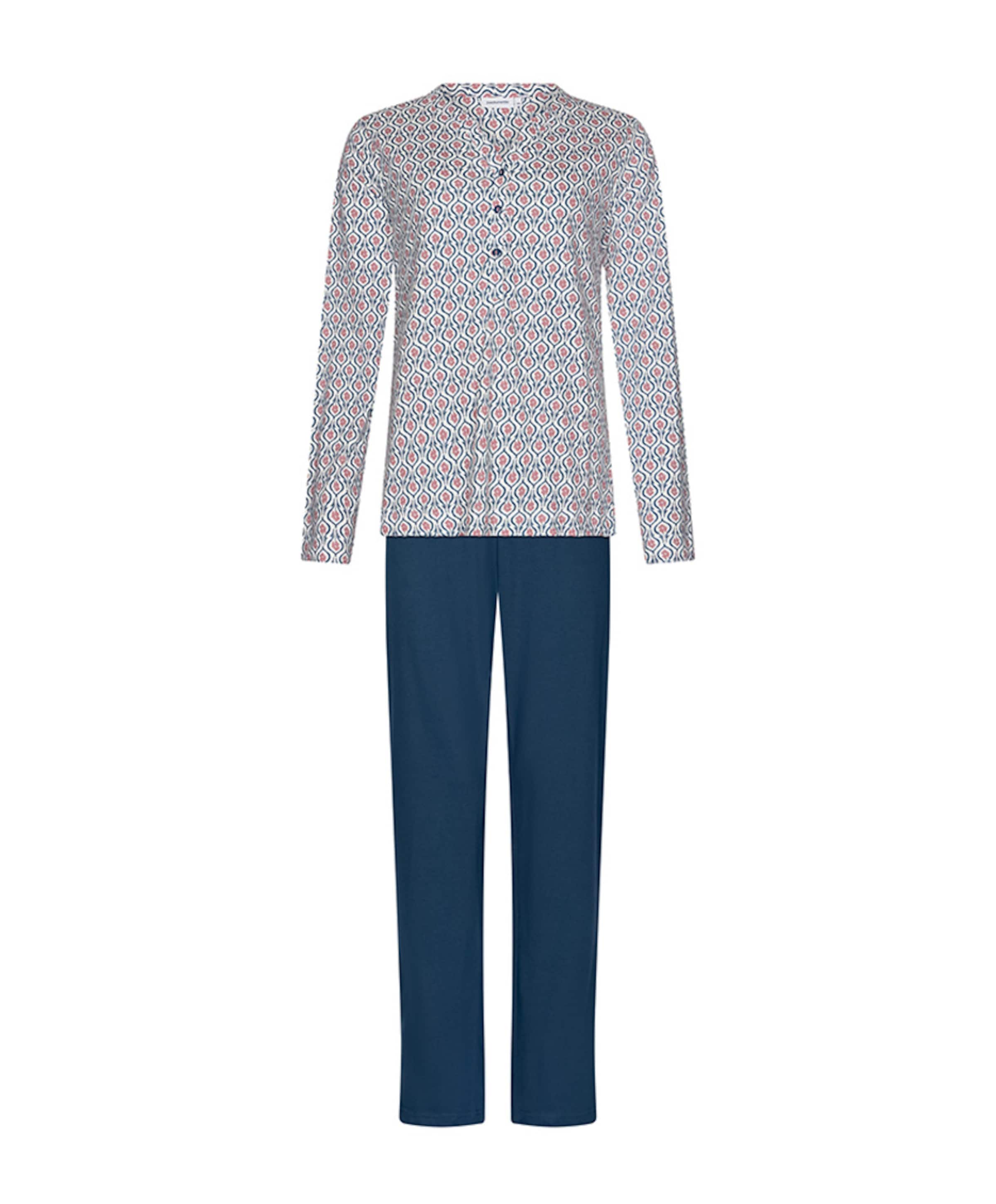 Dames pyjamaset blauw