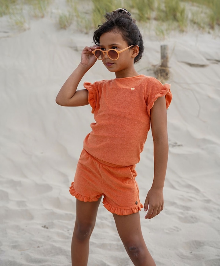 Meisjes T-shirt oranje