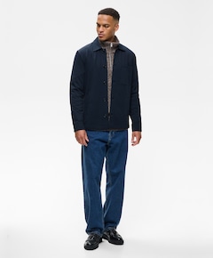 Heren overshirt blauw