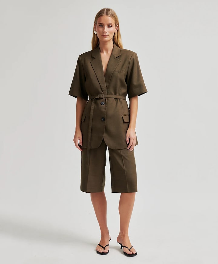 Dames blazer groen