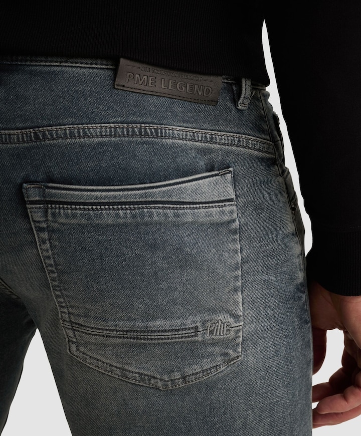 SKYRAK GREYBLUE SWEAT DENIM heren jeans grijs