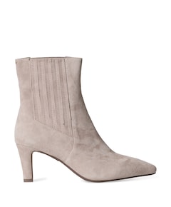 Calandra dames enkellaarzen beige