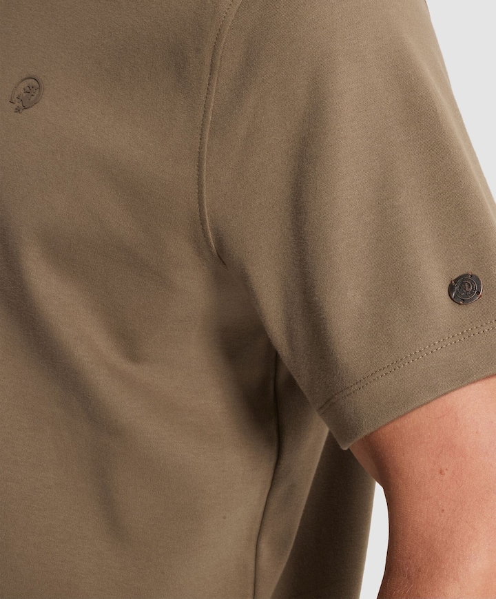 Heren T-shirt bruin