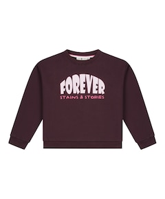 Meisjes sweater bordeaux