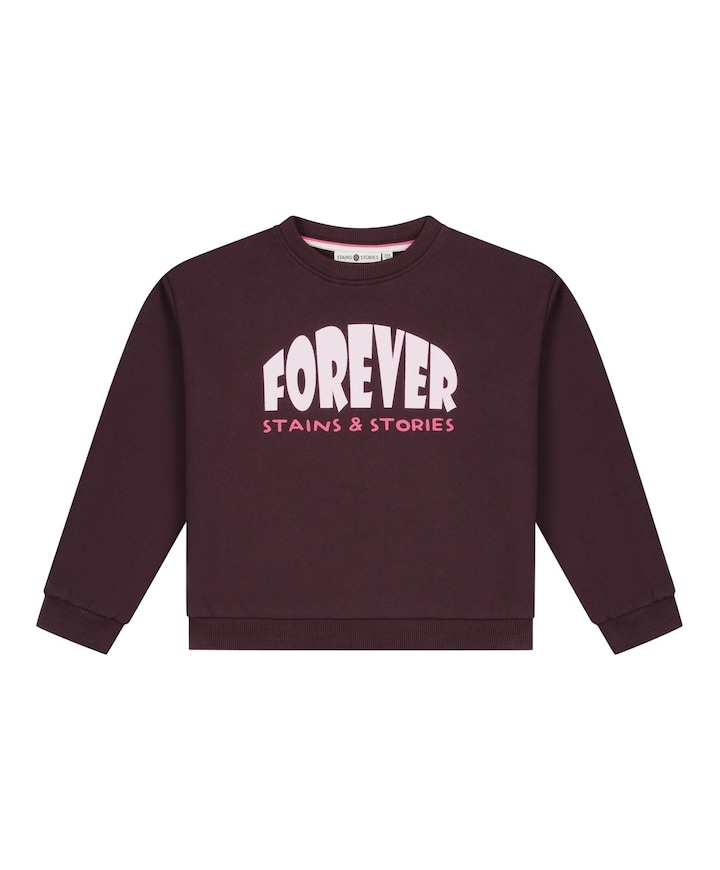 Meisjes sweater bordeaux