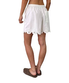 SAGA dames korte broek ecru