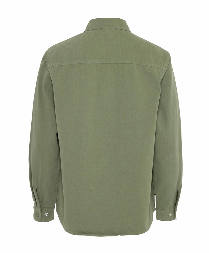Heren overshirt groen