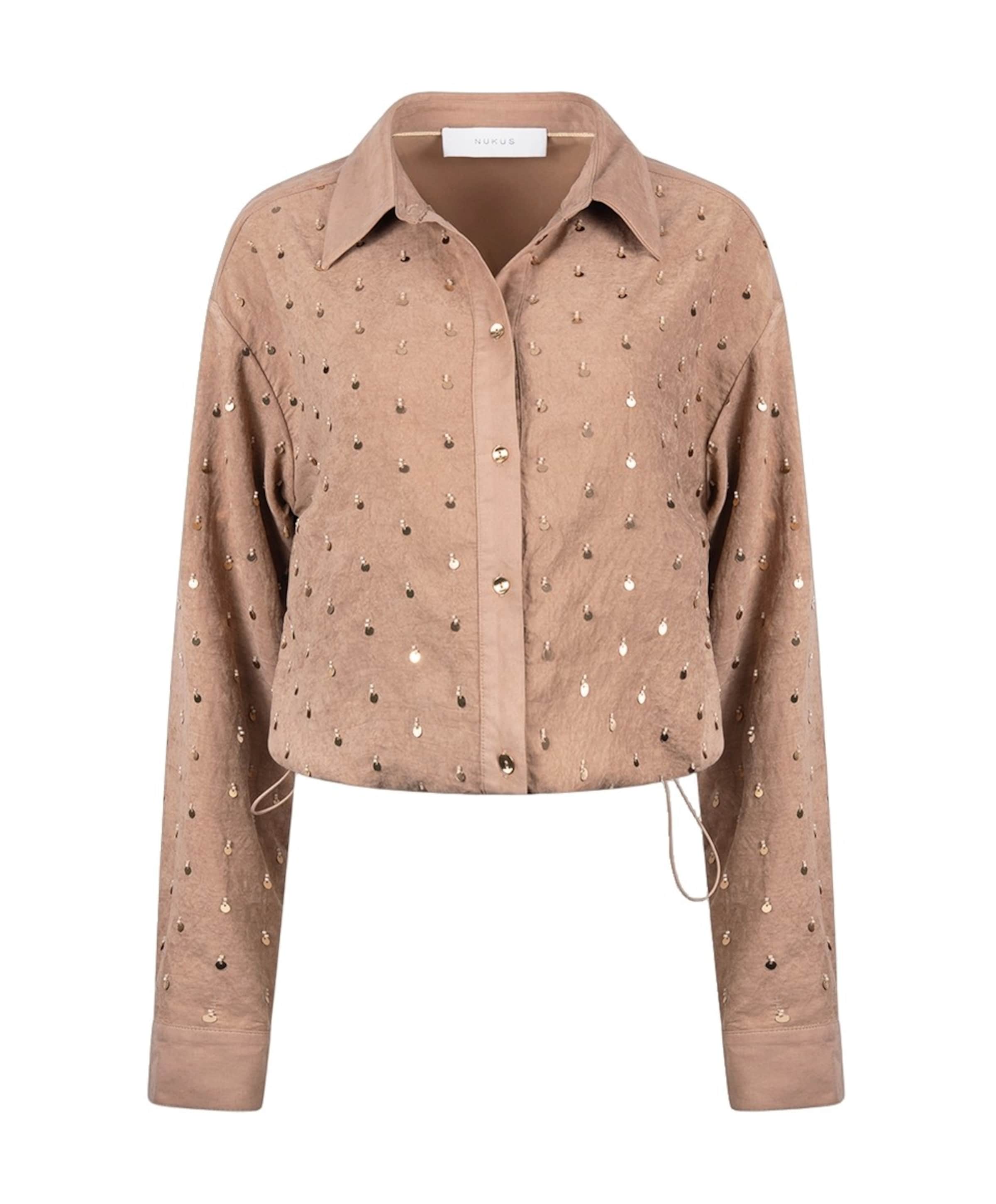 Dames blouse beige