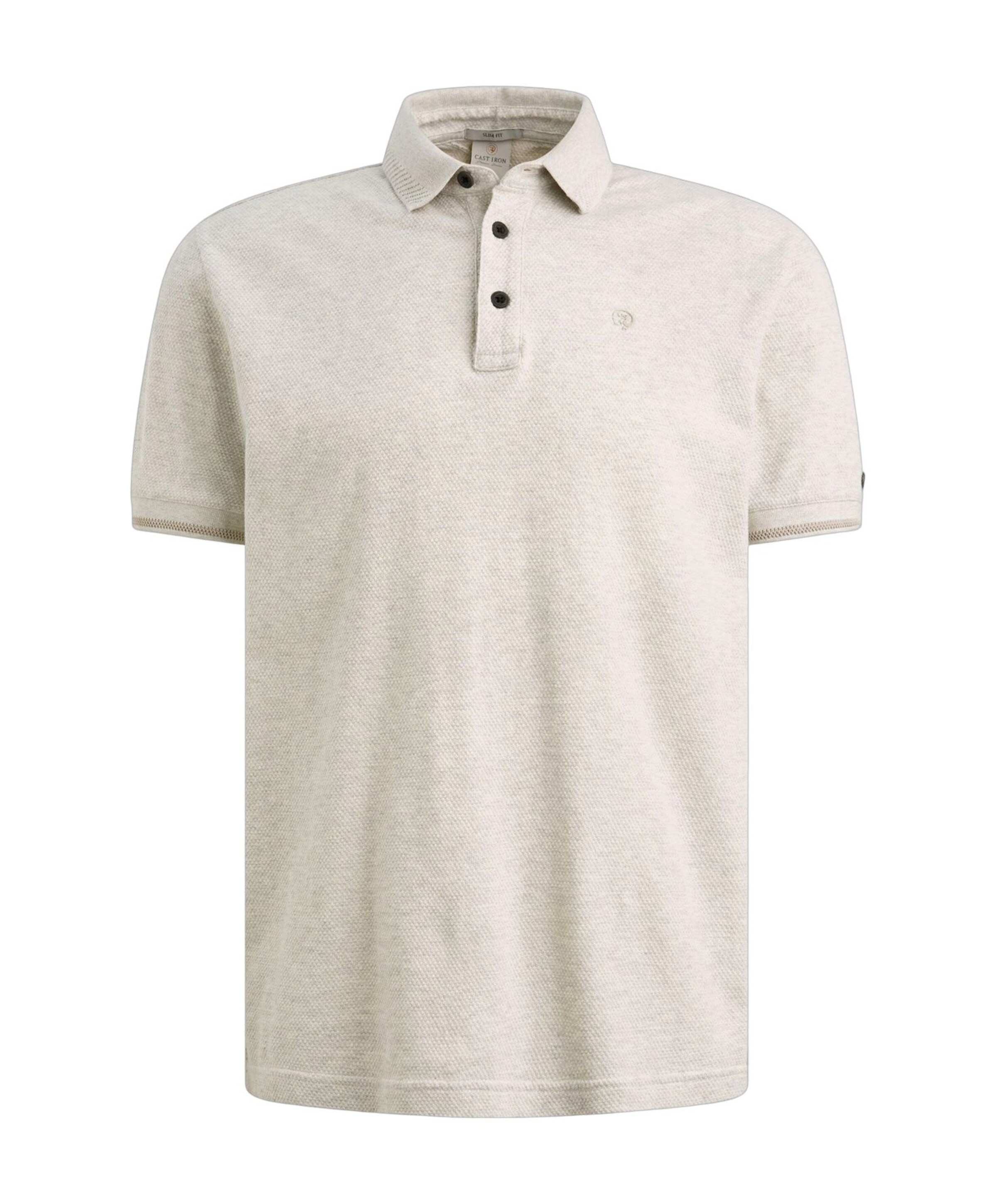 Heren polo grijs