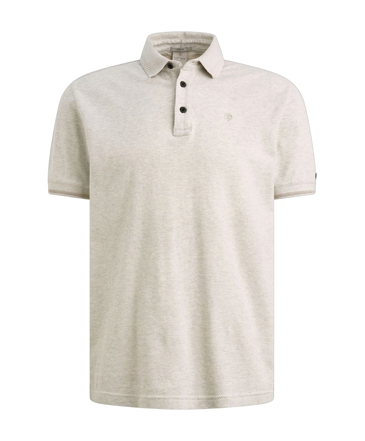 Heren polo grijs