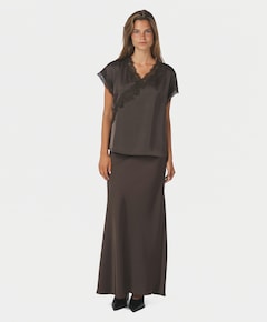 Dames blouse bruin