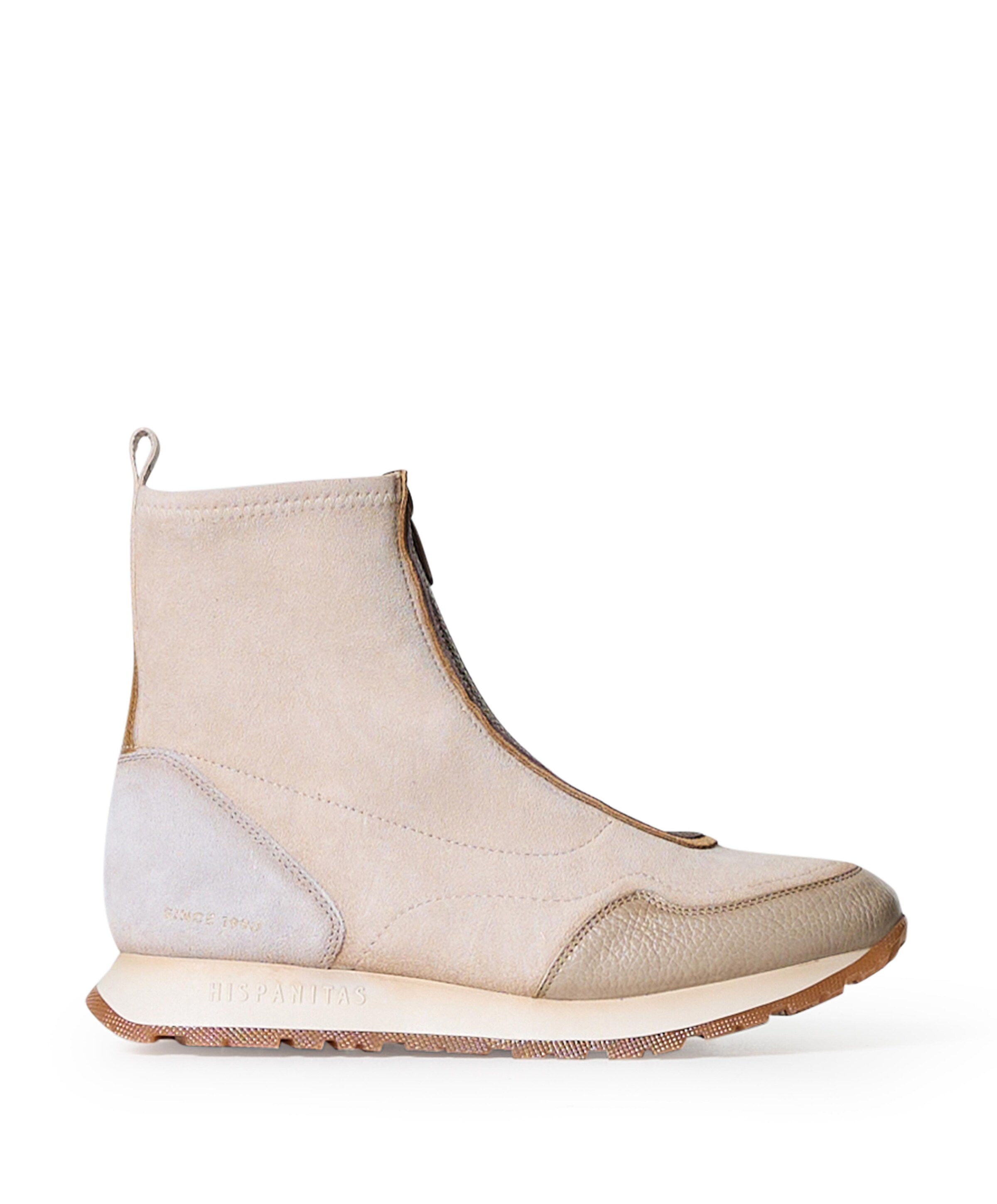 Kansas dames enkellaarzen beige