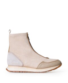 Kansas dames enkellaarzen beige