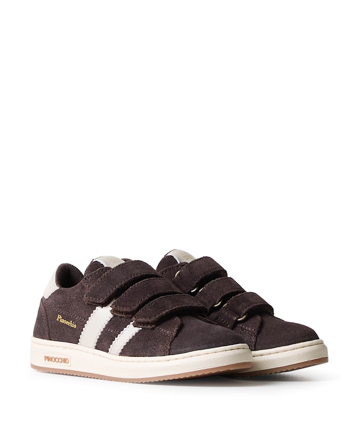 jongens sneakers bruin