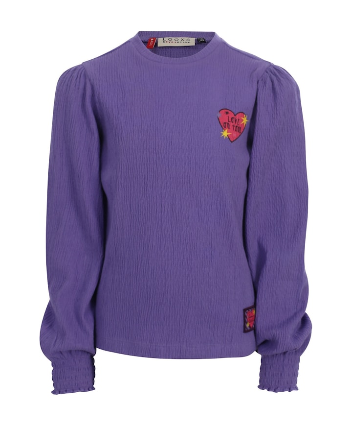 Meisjes longsleeve paars