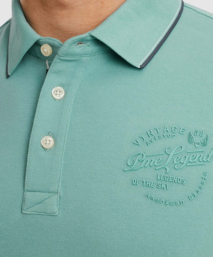 Polo blauw