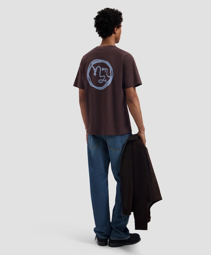 Heren T-shirt bruin
