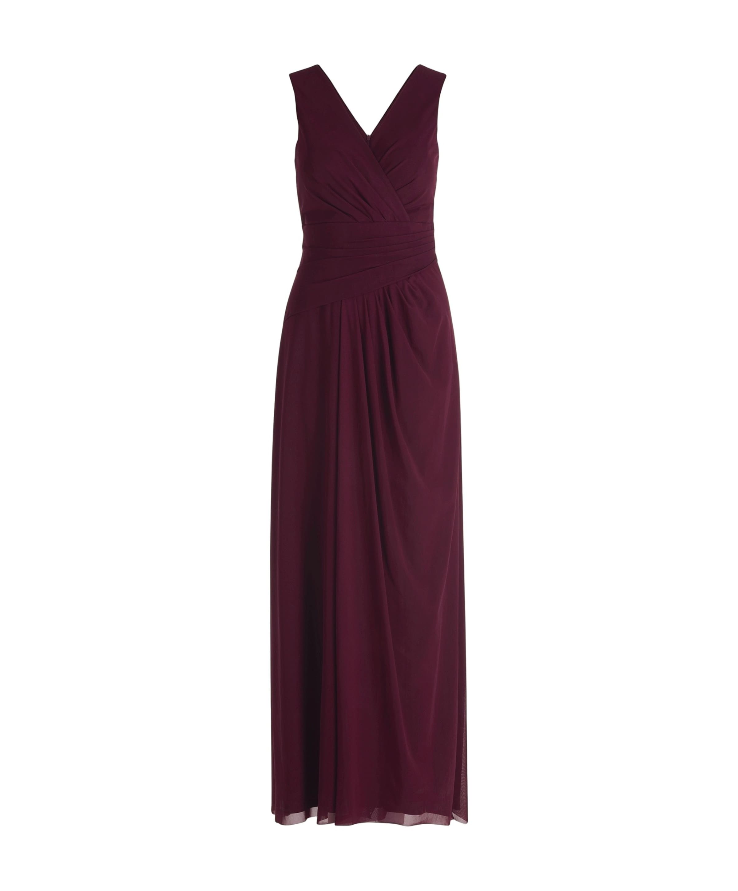 Dames jurk bordeaux