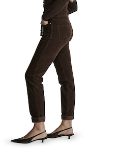 Bobby - Vintage Corduroy - 001 - Bl dames broek bruin