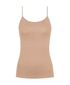 Dames hemd beige