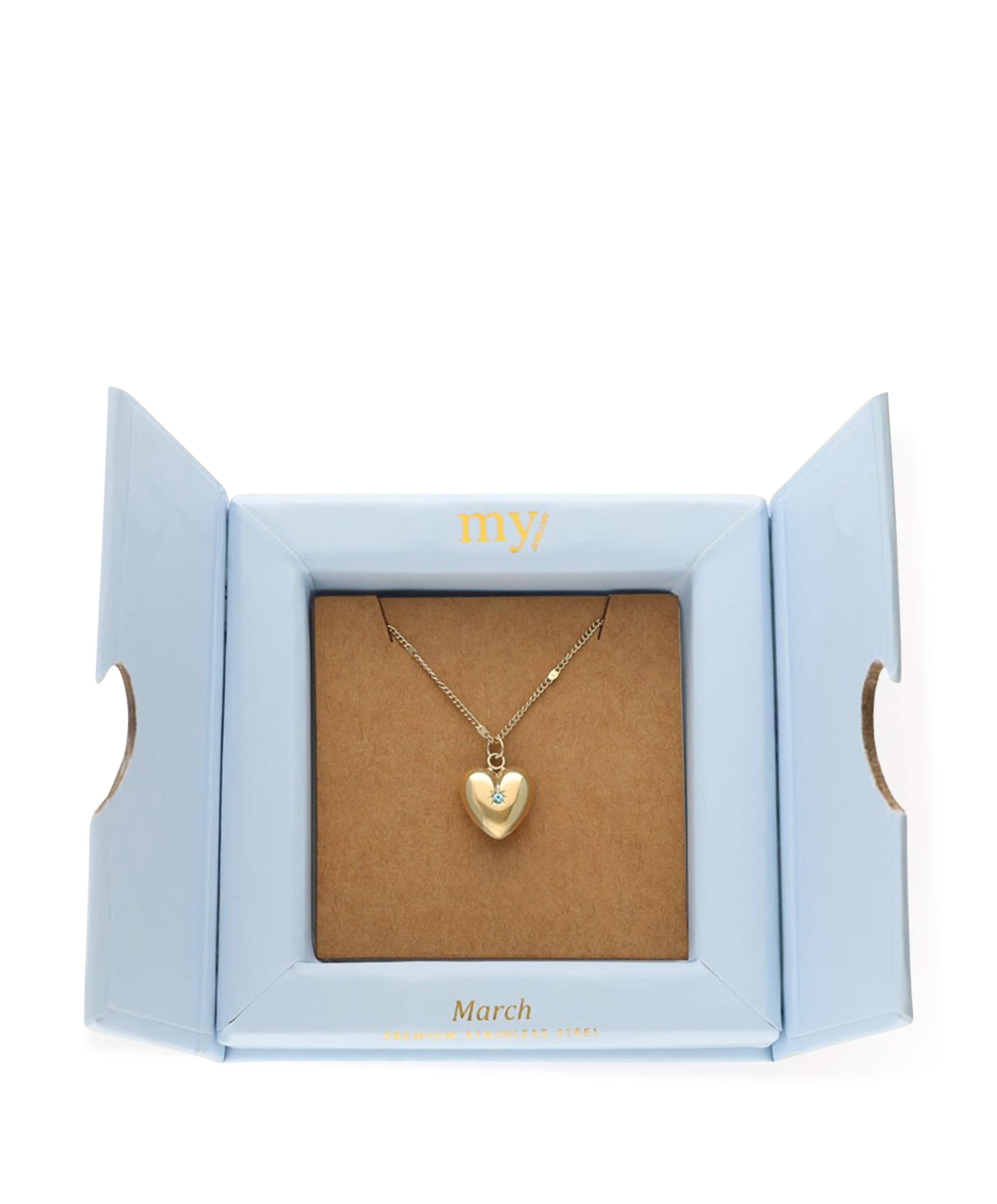 Dames ketting maart goud