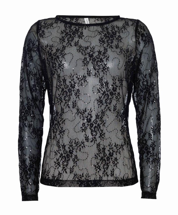 Dames top zwart