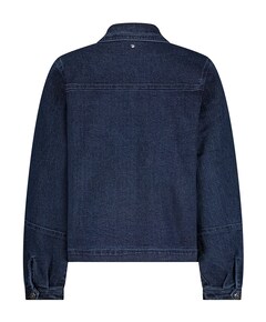 Denim jack blauw