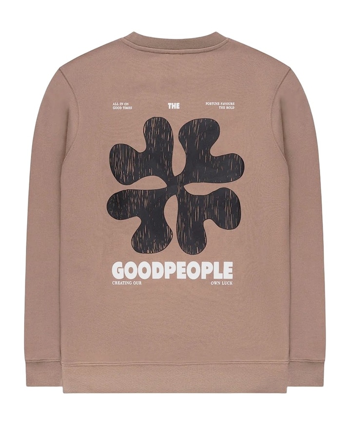 Heren sweater bruin