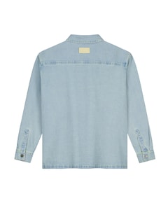 Heren overshirt blauw