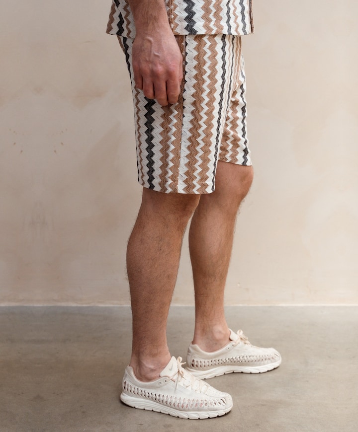 SH WAVEY heren korte broek beige